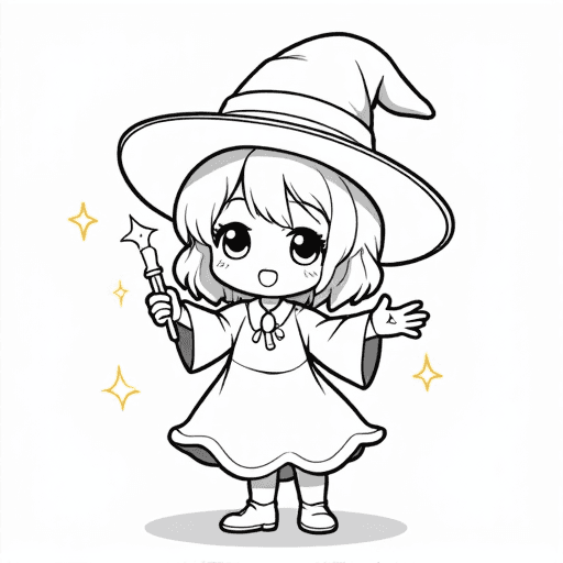 Chibi coloring style