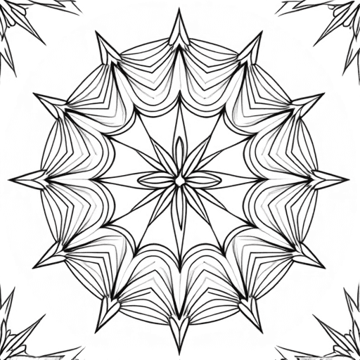 Geometric coloring style