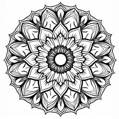 Mandala style sample