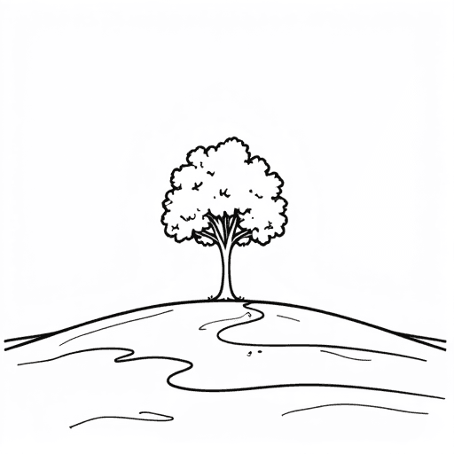 Minimalist coloring style